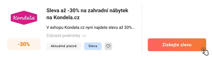 Jak využít slevu Kondela.cz
