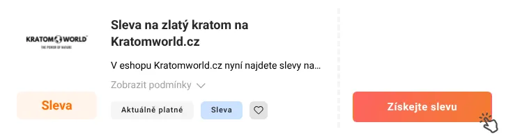 Jak využít slevu Kratomworld.cz
