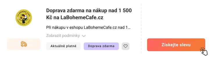 Jak využít slevu LaBohemeCafe.cz
