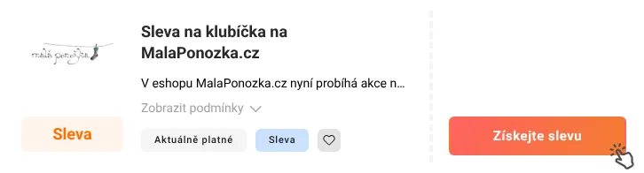 Jak využít slevu MalaPonozka.cz