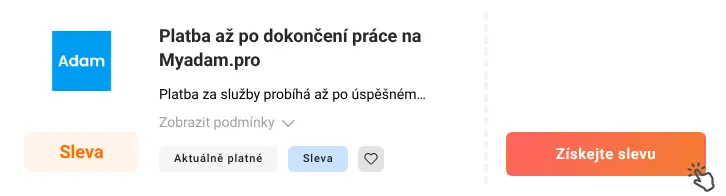 Jak využít slevu Myadam.pro