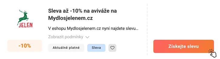 Jak využít slevu Mydlosjelenem.cz