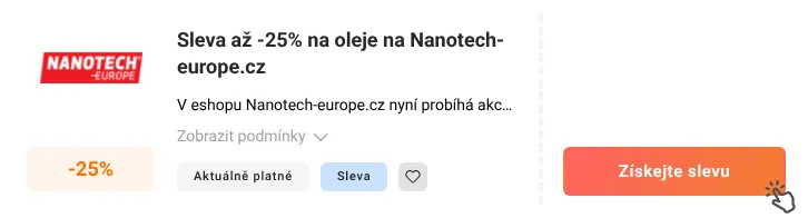 Jak využít slevu Nanotech-europe.cz