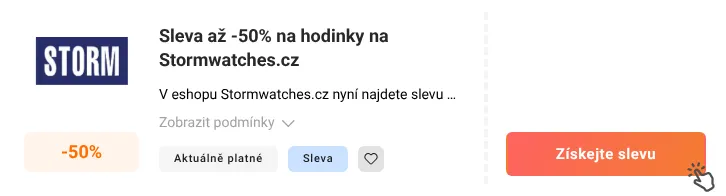 Jak využít slevu Stormwatches.cz