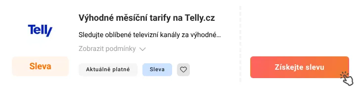 Jak využít slevu Telly.cz