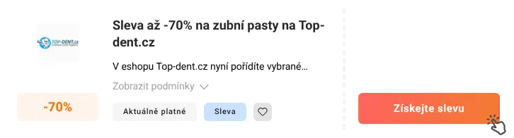 Jak využít slevu Top-dent.cz