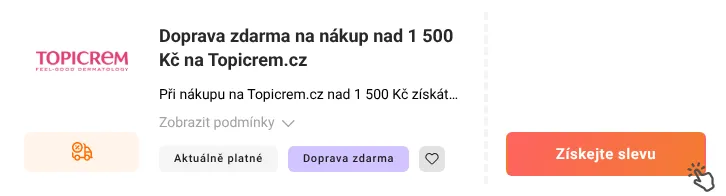 Jak využít slevu Topicrem.cz