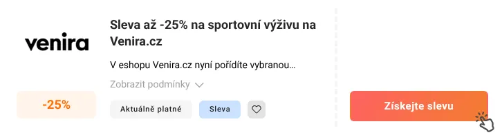 Jak využít slevu Venira.cz