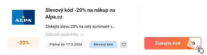 Jak využít slevový kód Alpa.cz