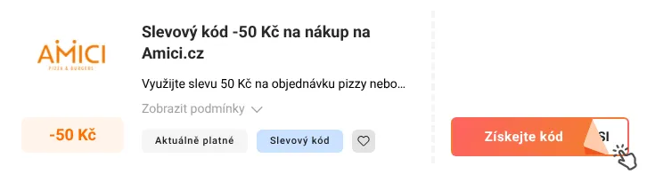 Jak využít slevový kód Amici.cz