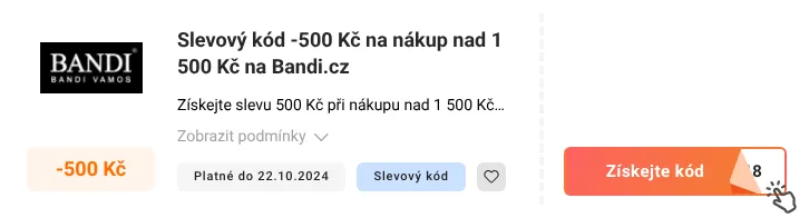 Jak využít slevový kód Bandi.cz