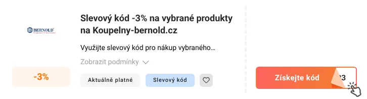 Jak využít slevový kupón Koupelny-bernold.cz