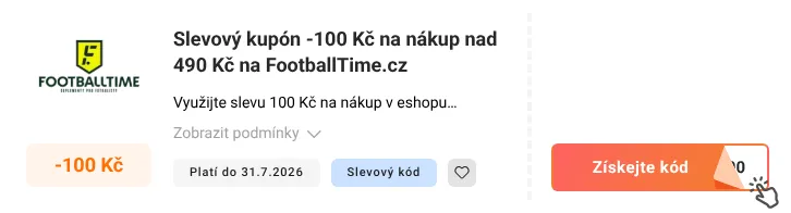 Jak využít slevový kupón FootballTime.cz