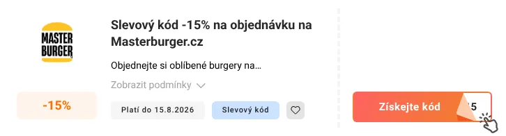 Jak využít slevový kód Masterburger.cz