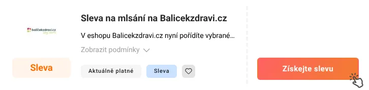 Jak využít slevu Balicekzdravi.cz