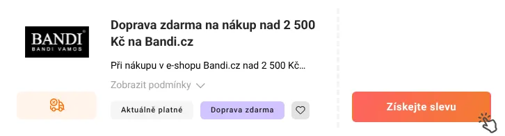 Jak využít slevu Bandi.cz