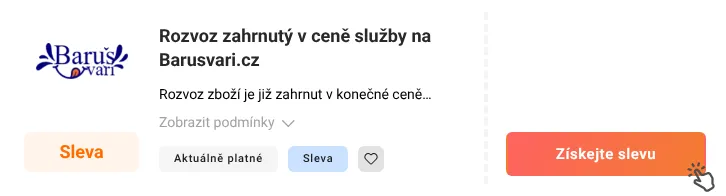 Jak využít slevu Barusvari.cz