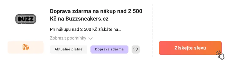 Jak využít slevu Buzzsneakers.cz