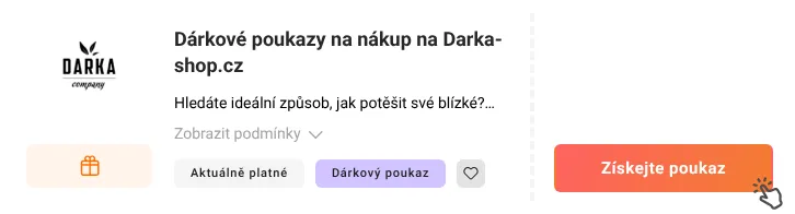Jak využít slevu Darka-shop.cz