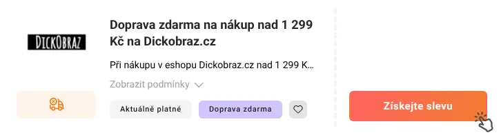 Jak využít slevu Dickobraz.cz
