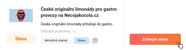 Jak využít slevu Necojakocola.cz