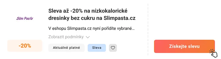 Jak využít slevu Slimpasta.cz