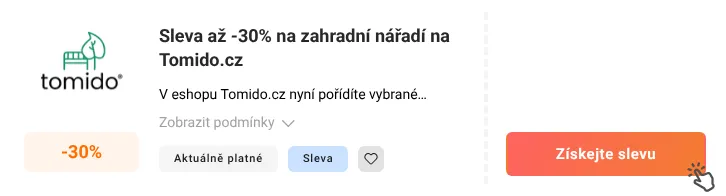 Jak využít slevu Tomido.cz