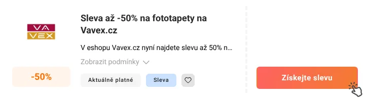 Jak využít slevu Vavex.cz